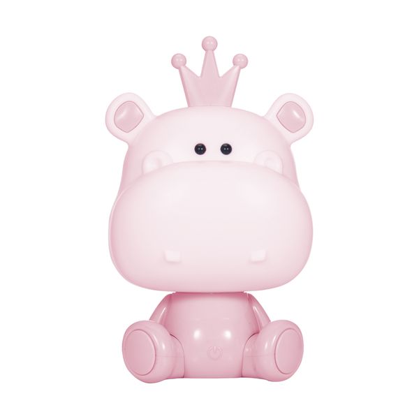 Lampada led notturna  hippo– 3 intensità, usb, 2 colori - IBS