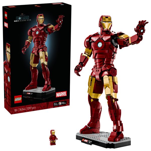 Lego | marvel 76344 iron man mark 3 edizione del collezionista - LEGO SUPER HEROES