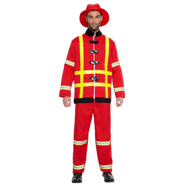 Costume pompiere sullivan adulto - vestito carnevale - BIGIEMME
