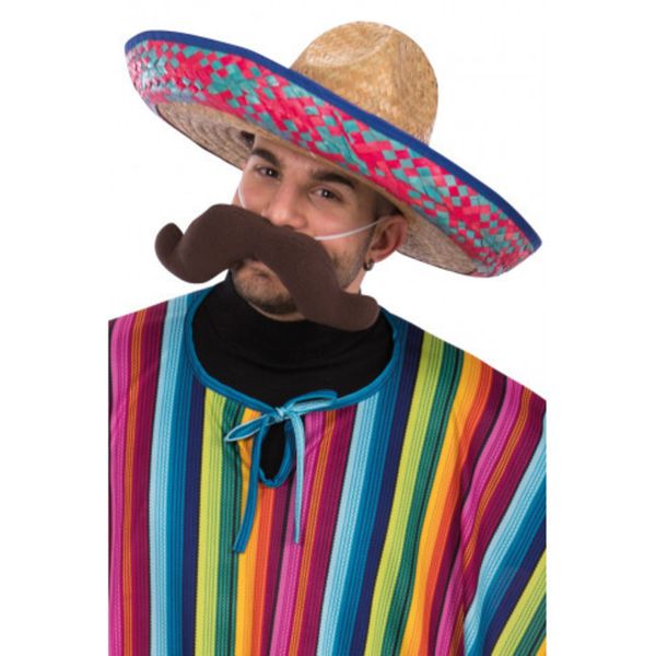 Sombrero paglia carnevale diametro 50 cm - CARNIVAL TOYS