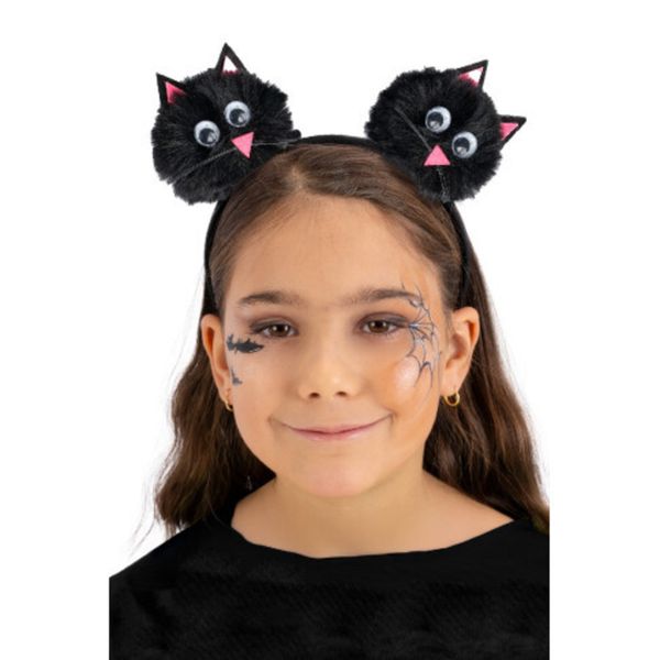 Cerchietto gattina carnevale su cartoncino - CARNIVAL TOYS