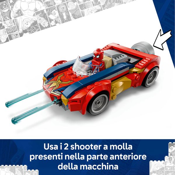 Lego | marvel 76336 auto di spider-man vs. venomized wolverine - LEGO SUPER HEROES