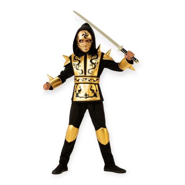 Costume carnevale drago ninja gold bambino - RUBIE’S