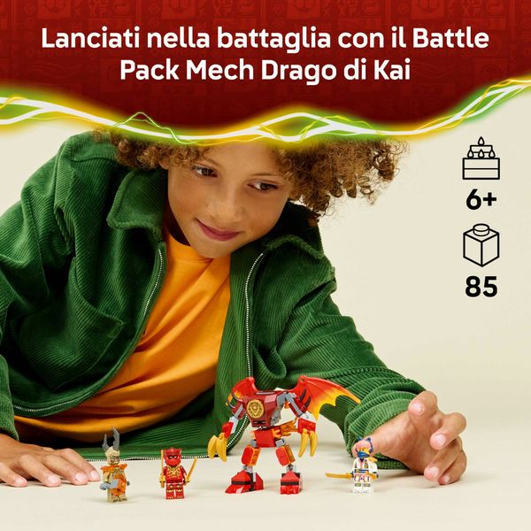 Lego ninjago 71851 – battle pack mech drago di kai - LEGO NINJAGO