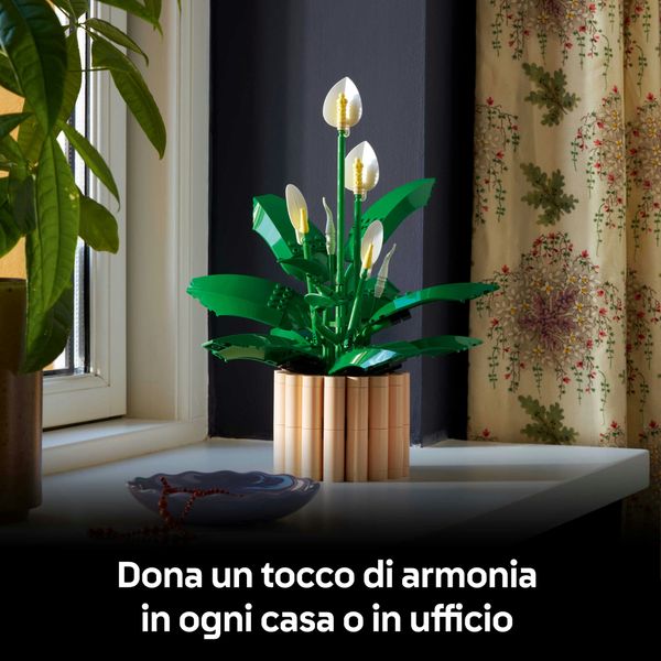 Lego botanicals 11504 – spatifillo pianta artificiale con vaso - LEGO