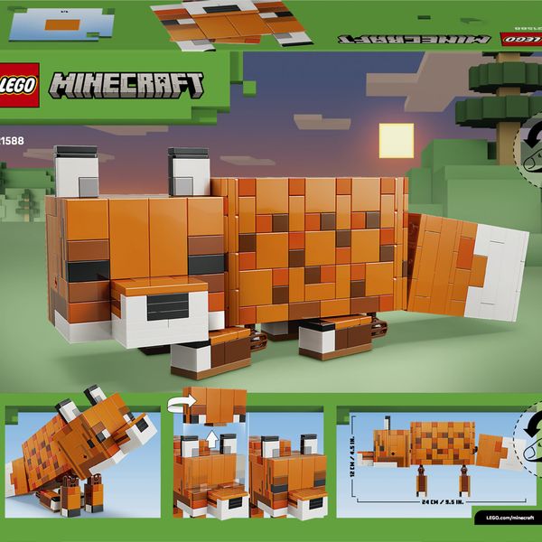 Lego minecraft 21588 la volpe giocattolo - LEGO