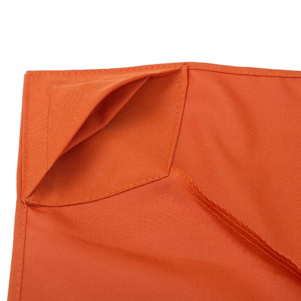 Copertura per gazebo 3x3 m a 2 livelli in poliestere resistente con 8 fori di drenaggio, rosso ruggine - 