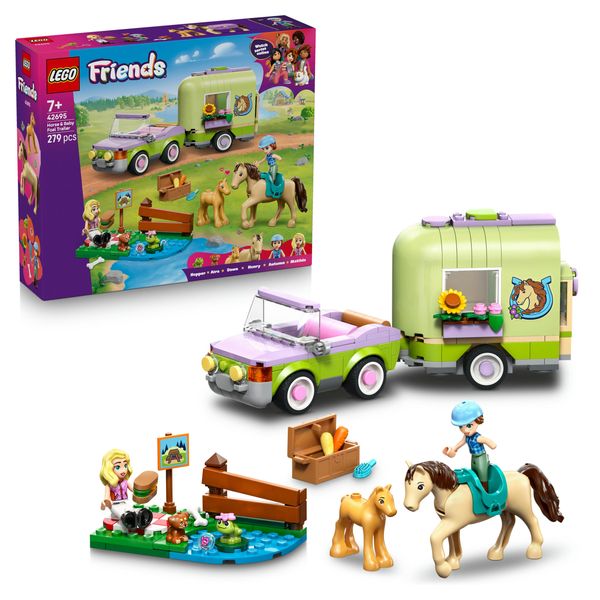 Lego friends 42695 – rimorchio per cavallo e puledro - LEGO FRIENDS