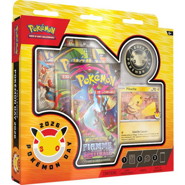 Pokémon day 2026 – collezione speciale pikachu | carte promo e buste gcc pokémon ita - POKEMON