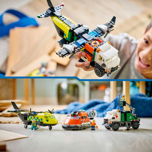 Lego city 60505 – 3in1 remix aereo camion hovercraft - LEGO CITY
