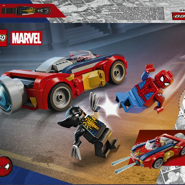 Lego | marvel 76336 auto di spider-man vs. venomized wolverine - LEGO SUPER HEROES