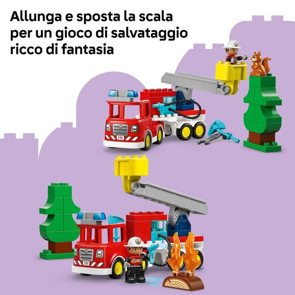 Lego duplo 10473 autopompa con manichetta e pompiere - LEGO DUPLO