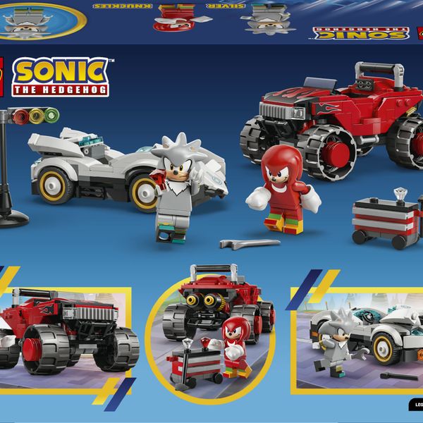Lego sonic 77118 – auto di silver vs monster truck di knuckles - LEGO