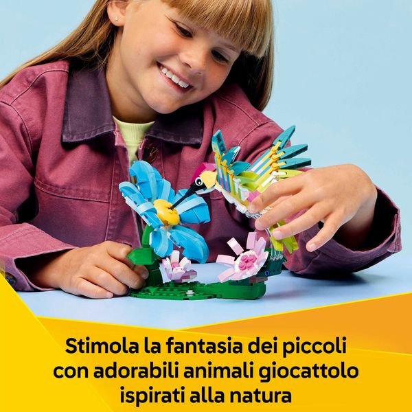 Lego creator 31384 3in1 animali selvatici: colibrì variopinto - LEGO CREATOR