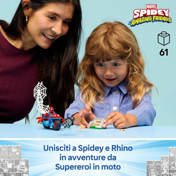 Lego marvel 11206 – spidey vs rhino moto - LEGO SUPER HEROES