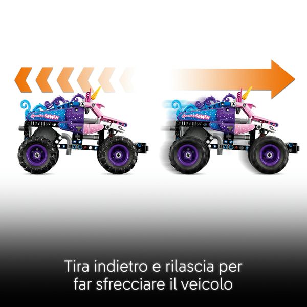 Lego technic 42220 – monster jam sparkle smash pull-back - LEGO TECHNIC