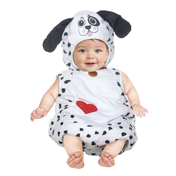 Costume dalmatino baby neonato 6-12 mesi - carnaval queen - CARNAVAL QUEEN