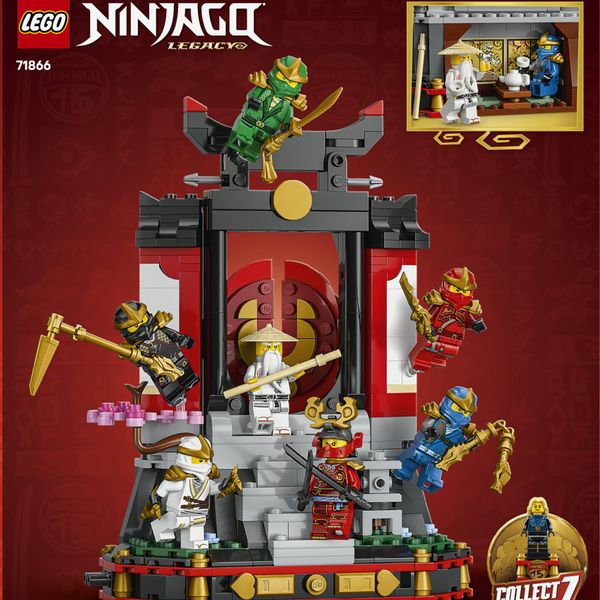 Lego ninjago 71866 – display ninja 15° anniversario - LEGO NINJAGO
