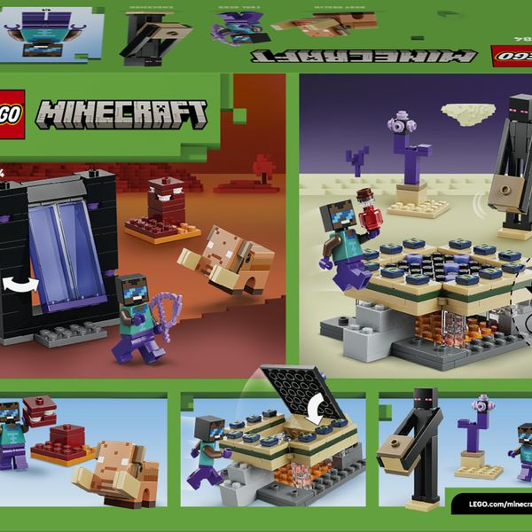 Lego minecraft 21584 – viaggio nel portale del nether e dell'end - LEGO