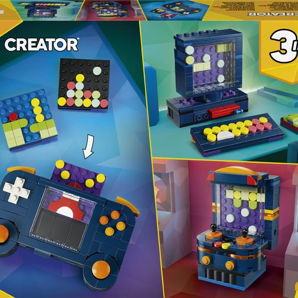 Lego creator 31380 3in1 console di gioco retrò - LEGO CREATOR