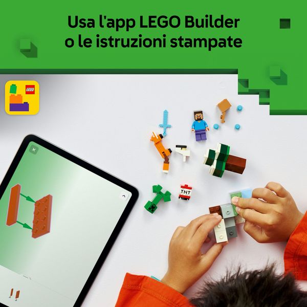Lego minecraft 21583 – avventura di steve nella taiga - LEGO