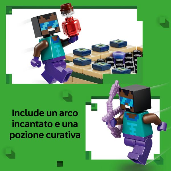 Lego minecraft 21584 – viaggio nel portale del nether e dell'end - LEGO