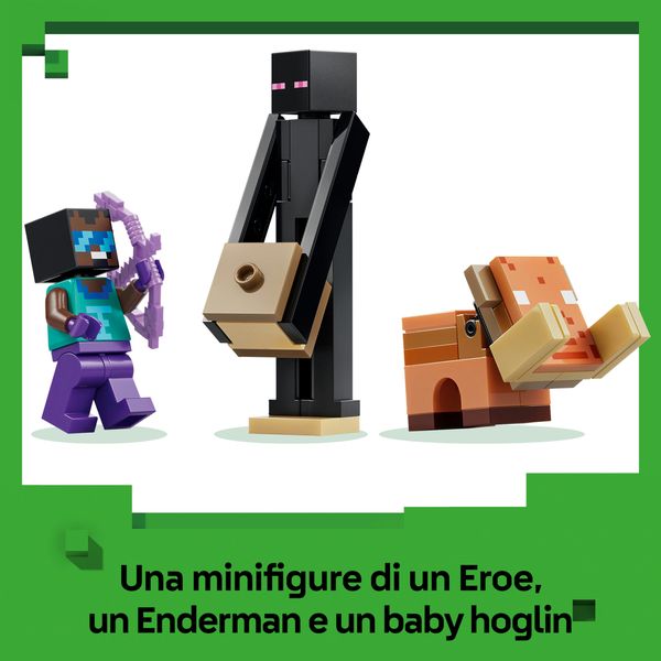 Lego minecraft 21584 – viaggio nel portale del nether e dell'end - LEGO