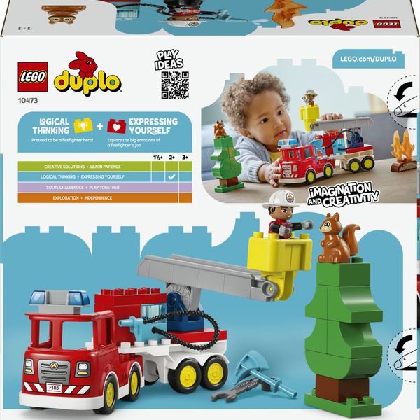 Lego duplo 10473 autopompa con manichetta e pompiere - LEGO DUPLO