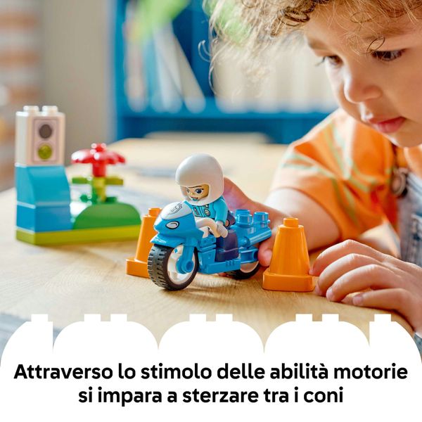 Lego duplo 10471 motocicletta blu della polizia - LEGO DUPLO