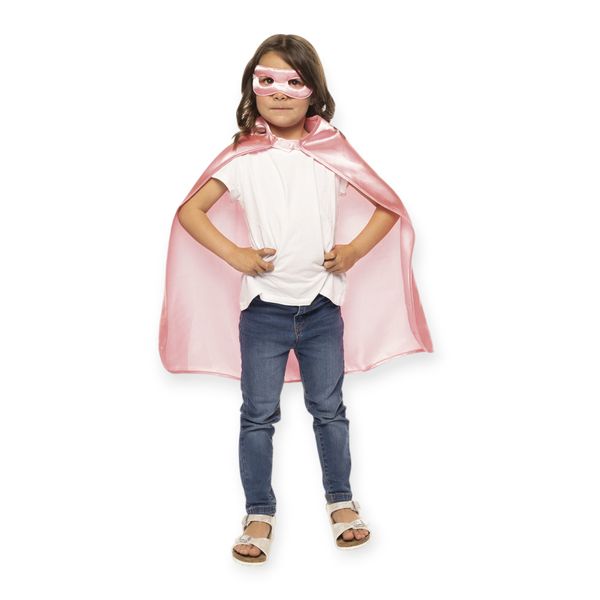 Set supereroe rosa bambina 5‑7 anni - RUBIE'S