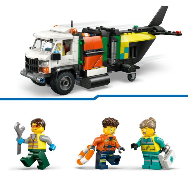 Lego city 60505 – 3in1 remix aereo camion hovercraft - LEGO CITY