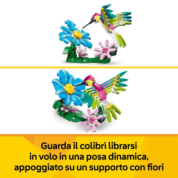 Lego creator 31384 3in1 animali selvatici: colibrì variopinto - LEGO CREATOR