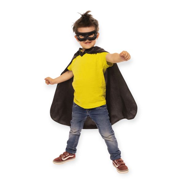 Set supereroe nero bambino 5‑7 anni - RUBIE'S