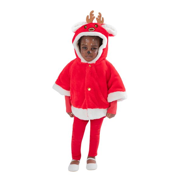 Mantella baby babbo natale renna 3 anni - RUBIE'S