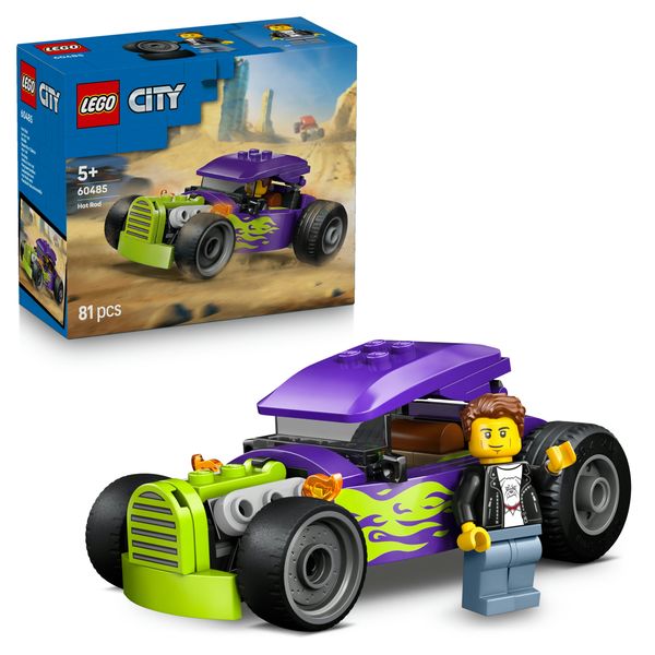 Lego city 60485 bolide, macchina giocattolo con minifigure - LEGO CITY