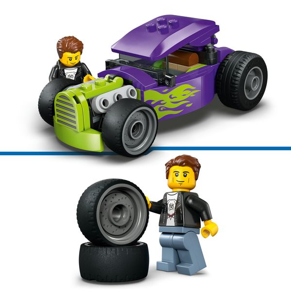 Lego city 60485 bolide, macchina giocattolo con minifigure - LEGO CITY