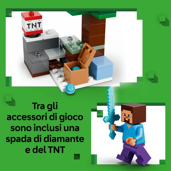 Lego minecraft 21583 – avventura di steve nella taiga - LEGO