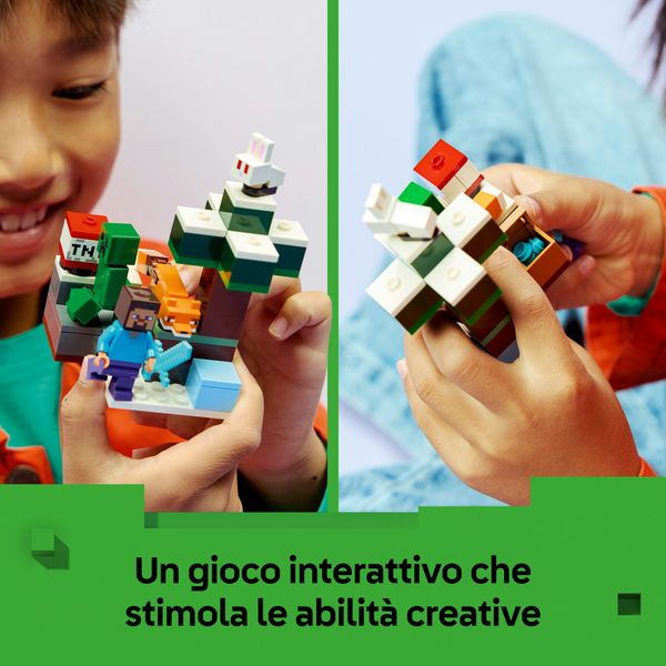 Lego minecraft 21583 – avventura di steve nella taiga - LEGO