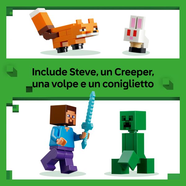 Lego minecraft 21583 – avventura di steve nella taiga - LEGO