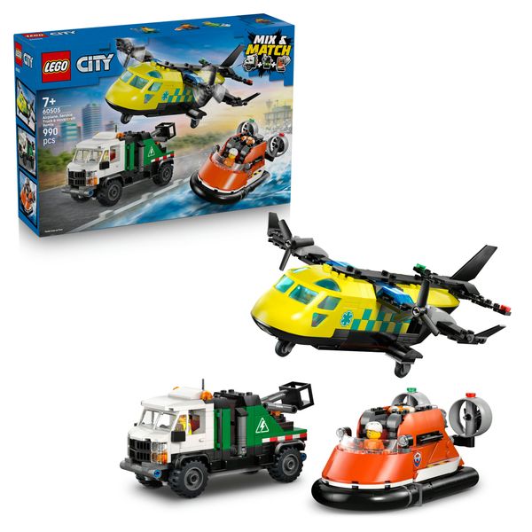 Lego city 60505 – 3in1 remix aereo camion hovercraft - LEGO CITY