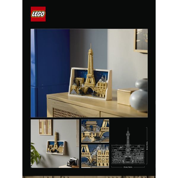 Lego architecture 21064 – parigi la città dell'amore - LEGO ARCHITECTURE
