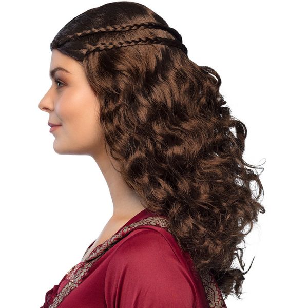 Parrucca fanciulla adulto con capelli sintetici carnevale - BIGIEMME