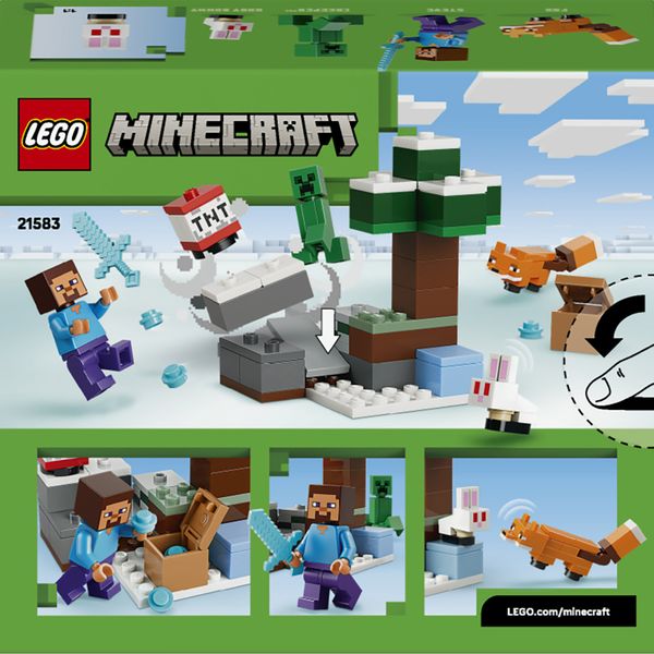 Lego minecraft 21583 – avventura di steve nella taiga - LEGO