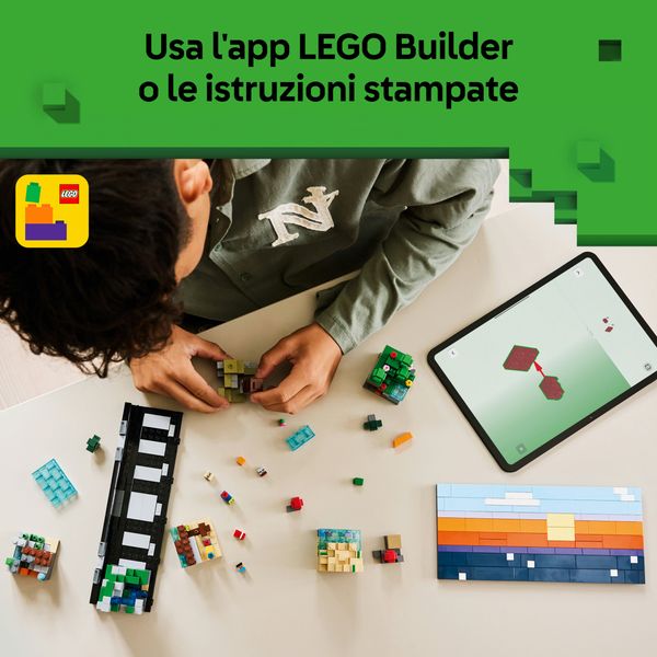 Lego minecraft 21589 – mini-biomi da stanza gaming - LEGO