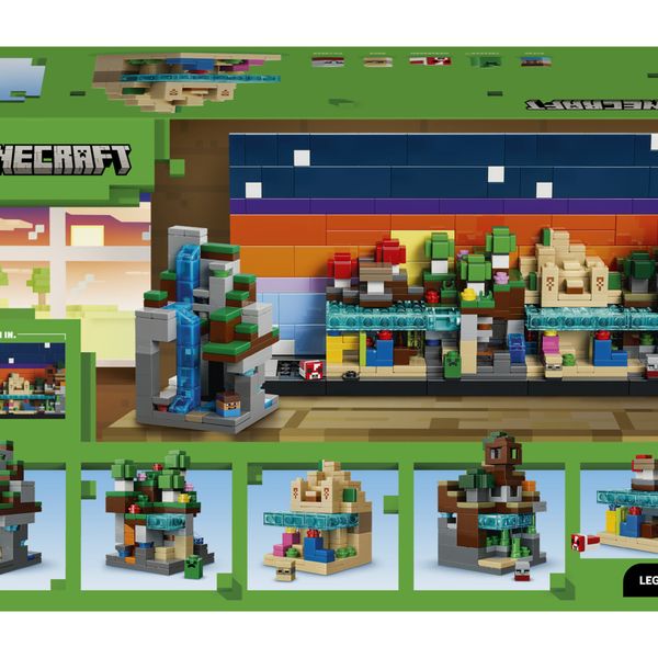 Lego minecraft 21589 – mini-biomi da stanza gaming - LEGO