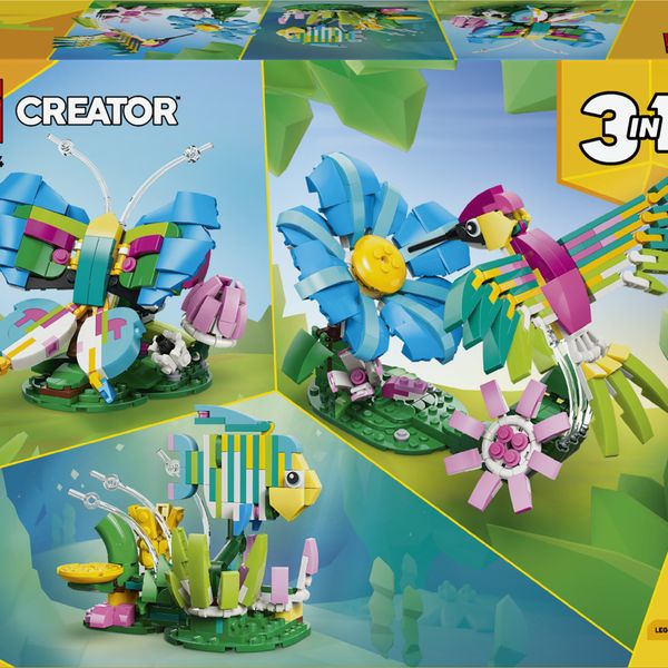 Lego creator 31384 3in1 animali selvatici: colibrì variopinto - LEGO CREATOR