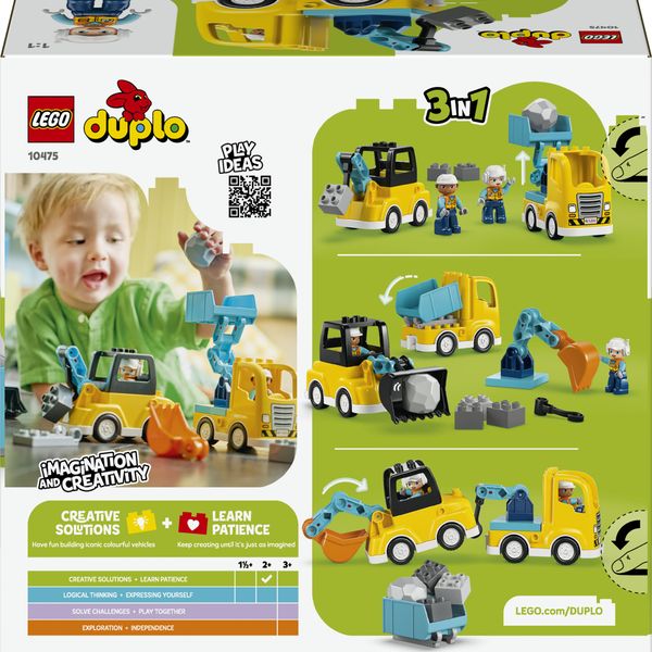 Lego duplo 10475 – veicoli da cantiere 3in1 - LEGO DUPLO