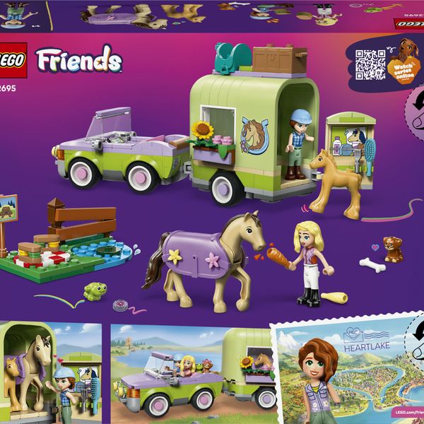 Lego friends 42695 – rimorchio per cavallo e puledro - LEGO FRIENDS