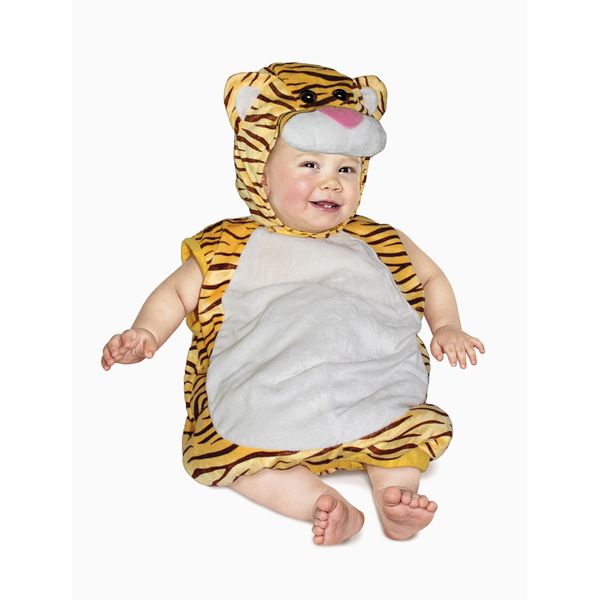 Costume carnevale tigrotto saccotto neonato 6-12 mesi - carnaval queen - CARNAVAL QUEEN