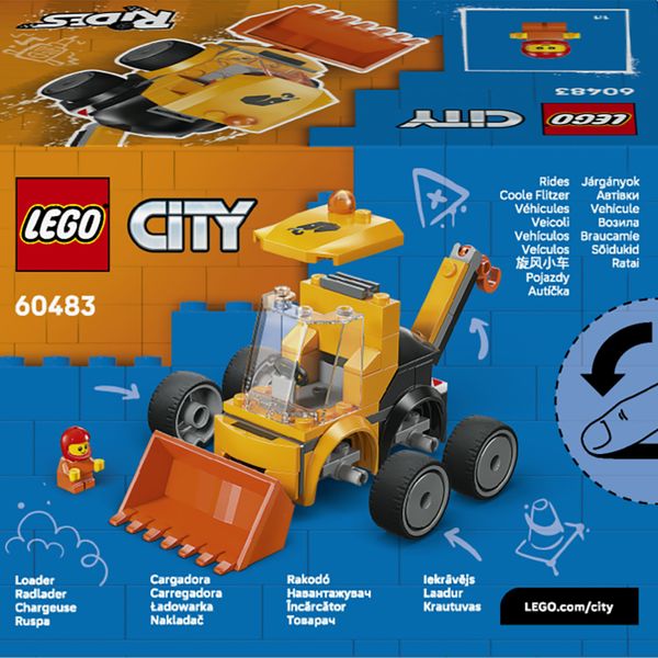 Lego city 60483 – ruspa da cantiere - LEGO CITY
